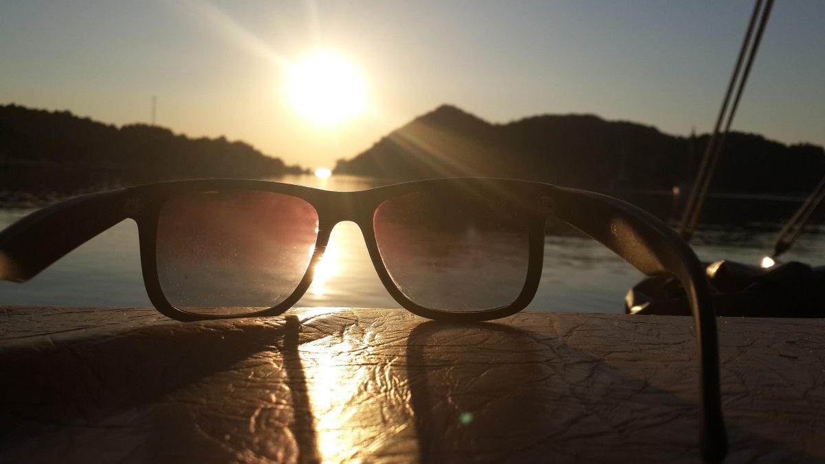 Солнышко в солнечных очках