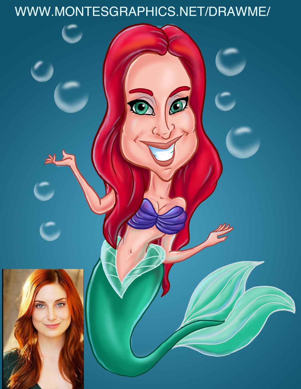 Русалка прикольная