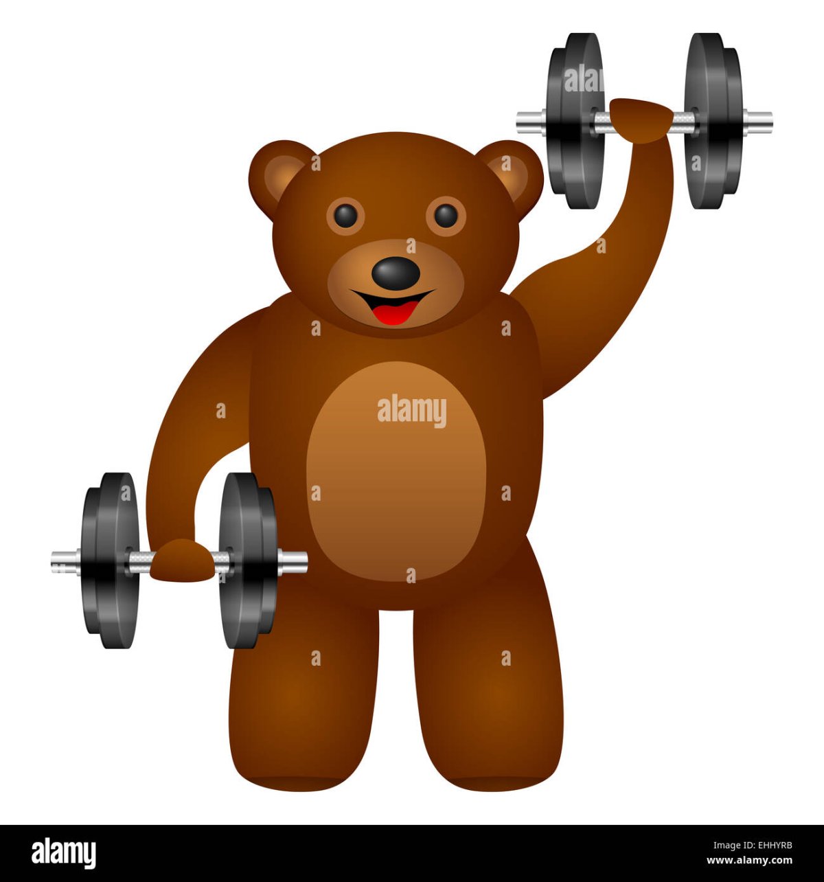 Медведь с клюшкой хоккей