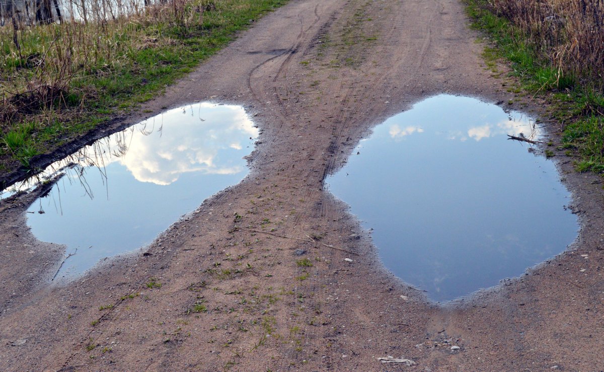Лужица воды