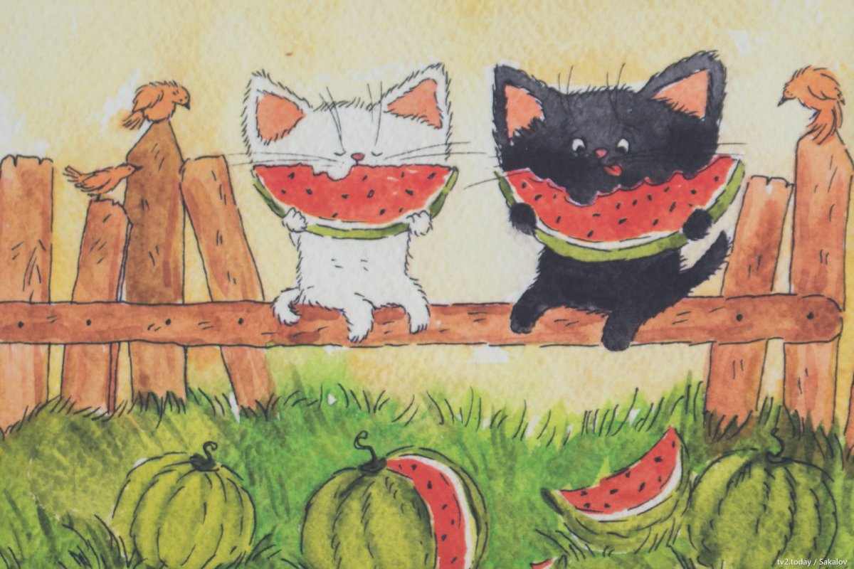 Игра три в ряд котики