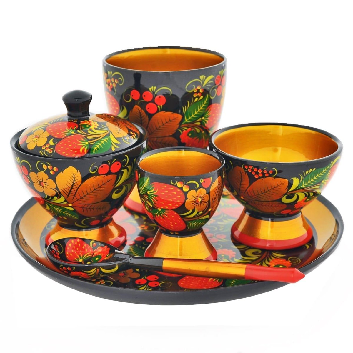 Сервиз чайный "Хохлома"