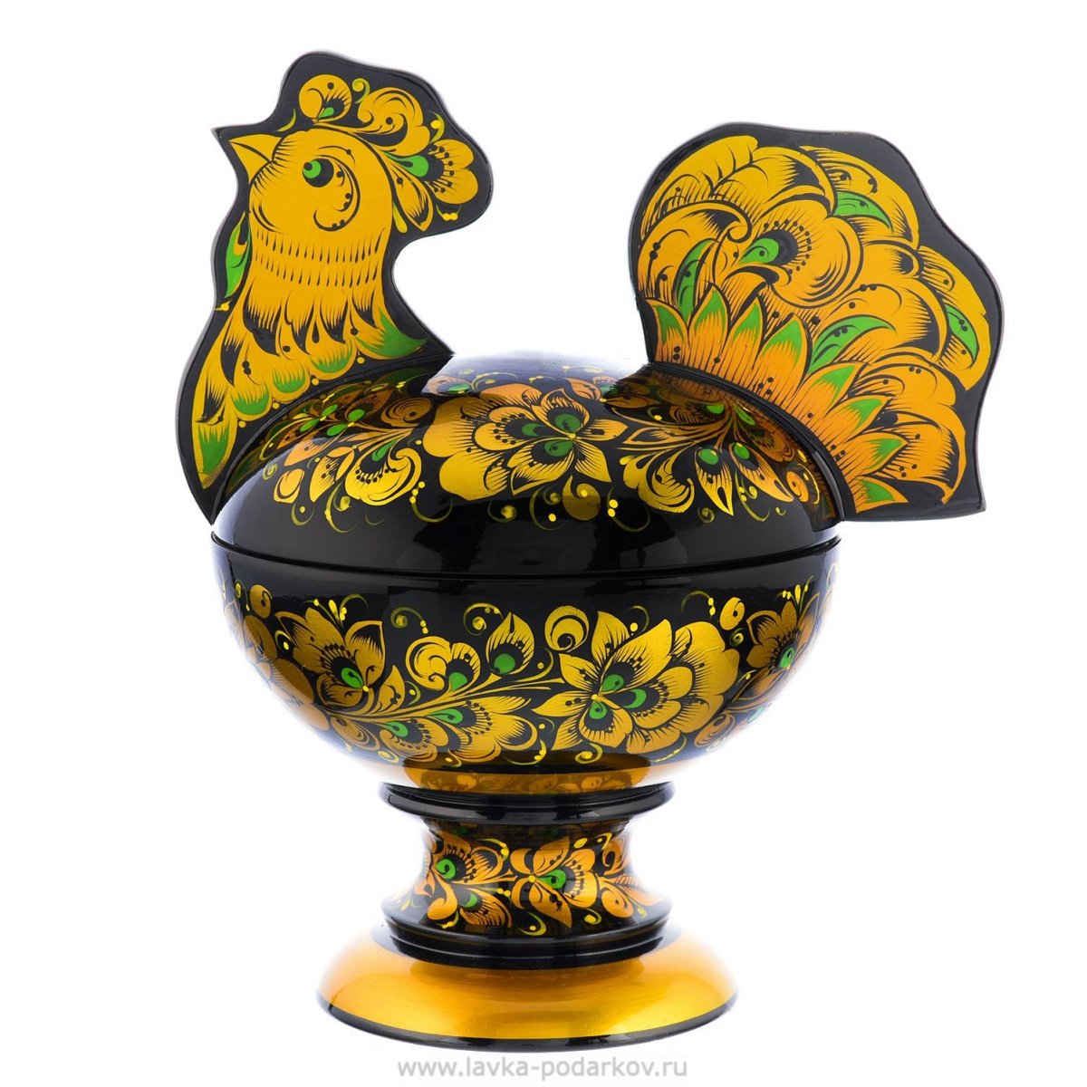 Чайный сервиз Жостово Хохлома