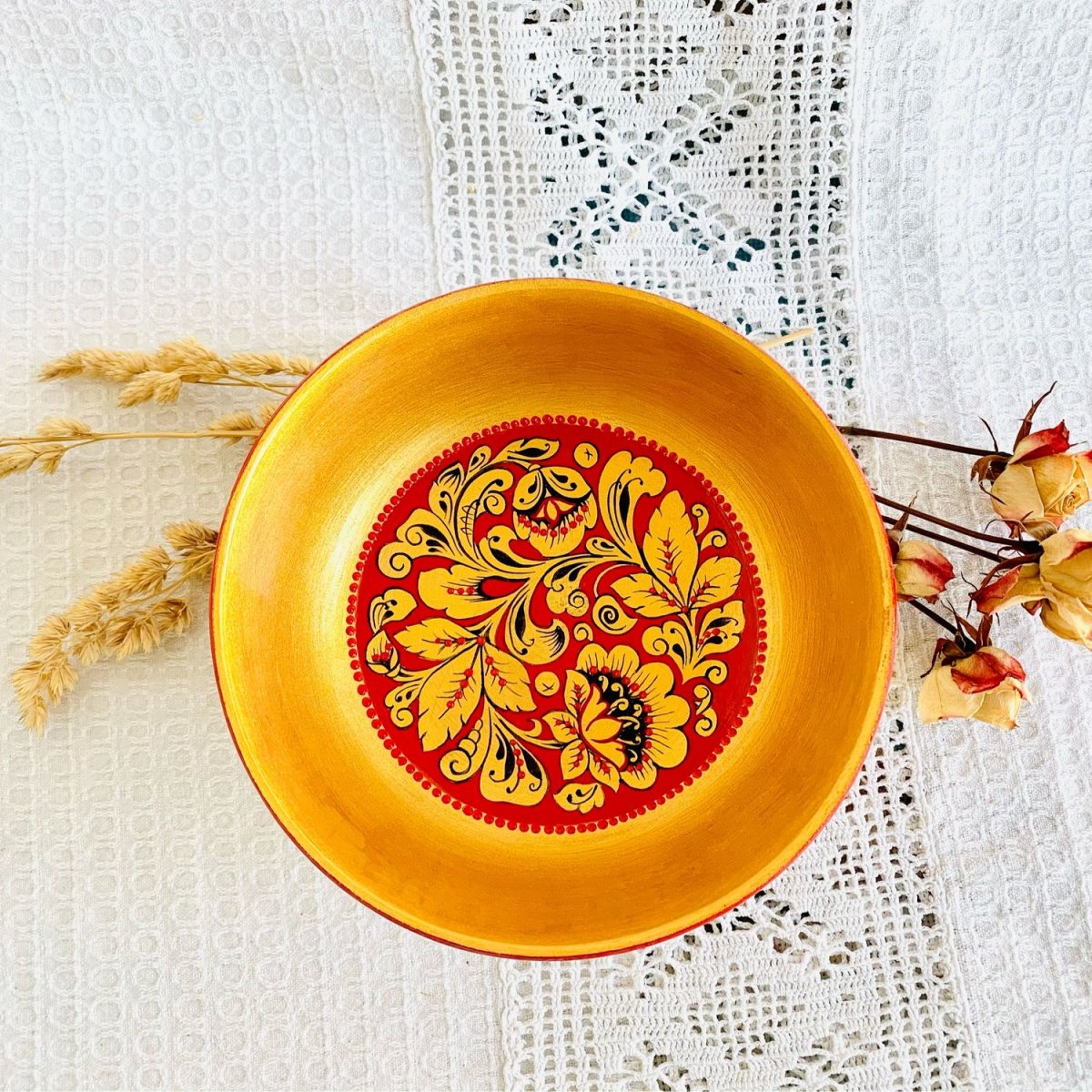 Сахарница Хохлома e89131