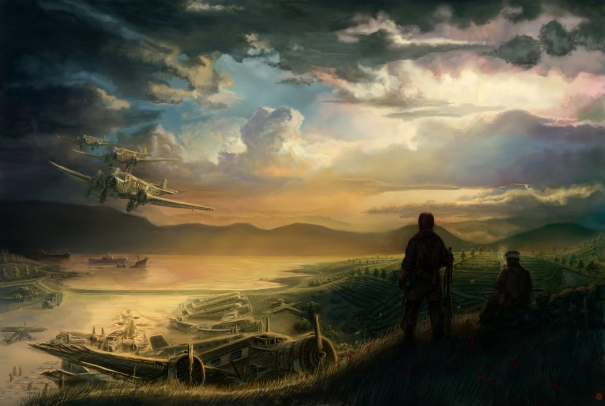 Длинный фон война