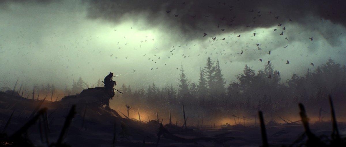 Поле боя с танками