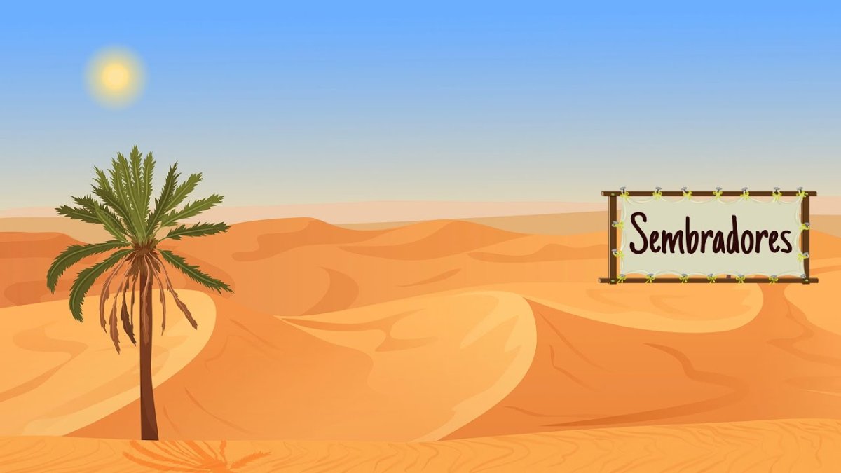 Пустыня из мультика