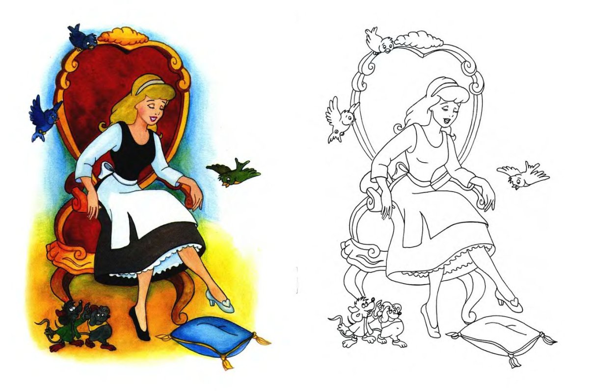 Золушкаперебирают крупу