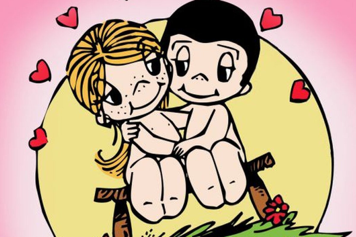 Рисунки из жвачки Love is