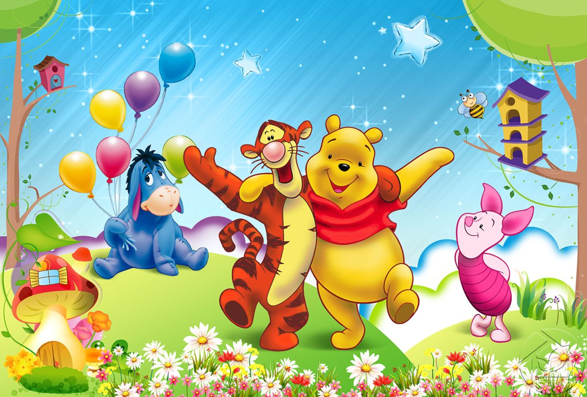 Фотообои Винни пух Дисней