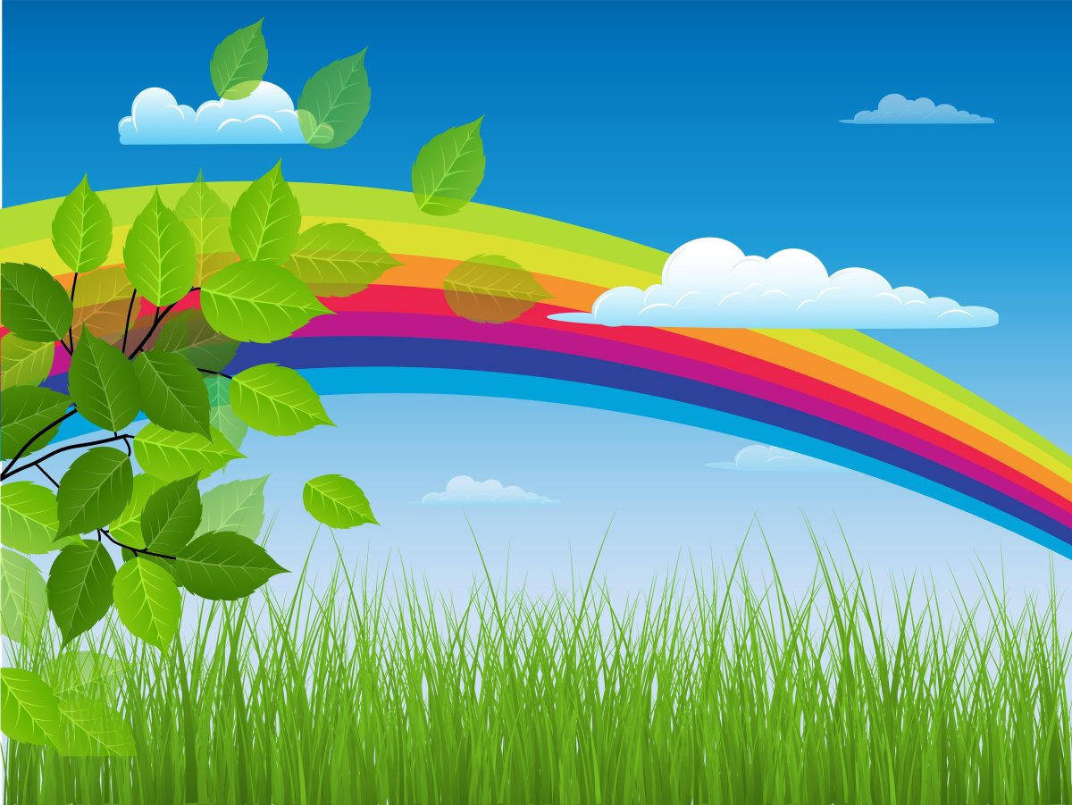 Яркий детский фон