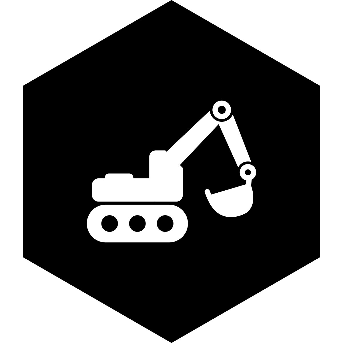 Экскаватор значок