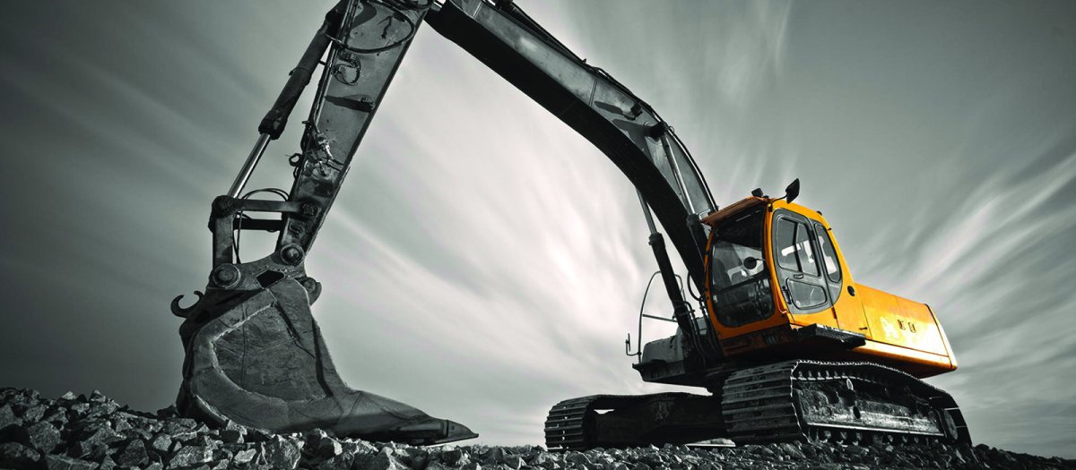 Эскиз экскаватора