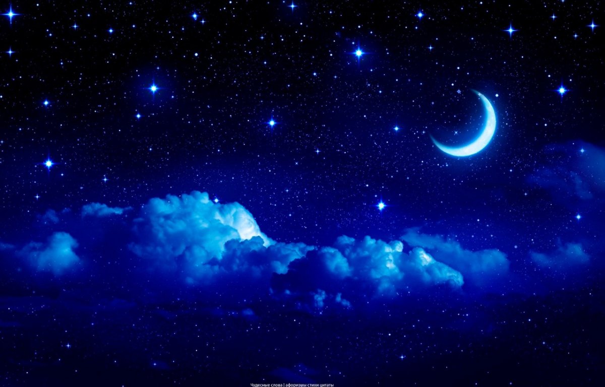 Фон светлая ночь