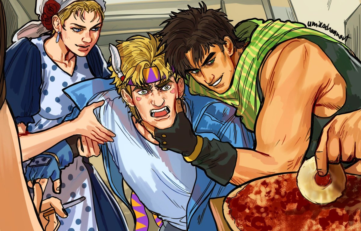 Джозеф Джостар и Цезарь Цеппели