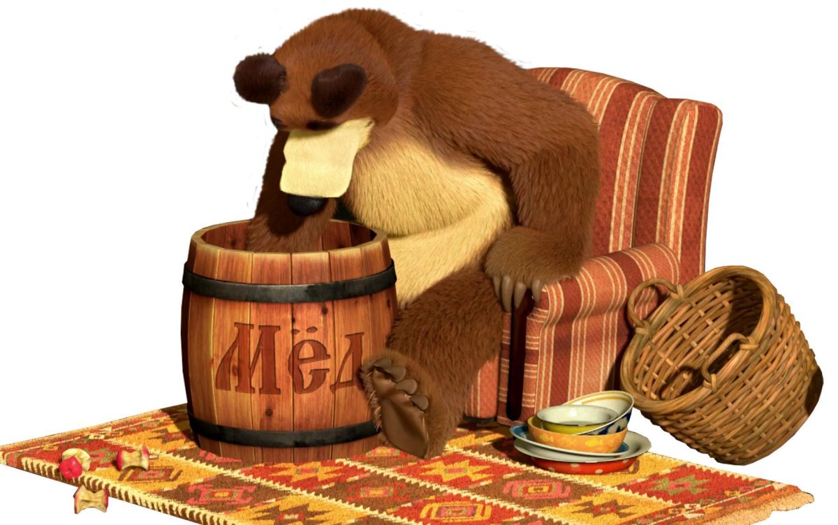 Медведь с медом