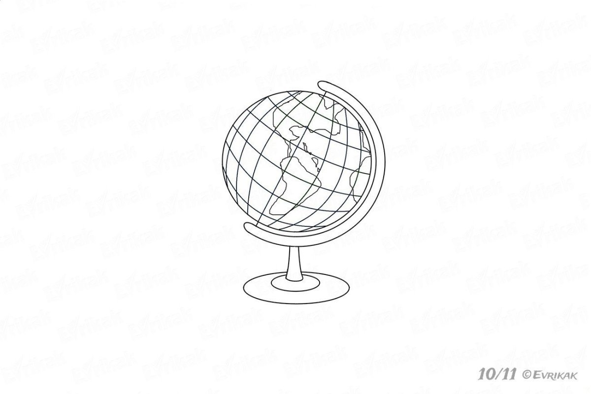 Планета земля с глазками