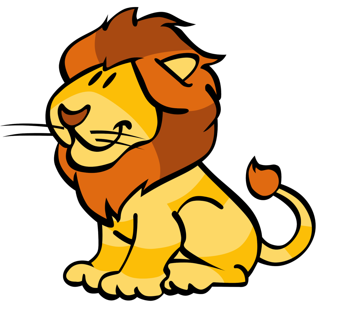 Лев рисунок