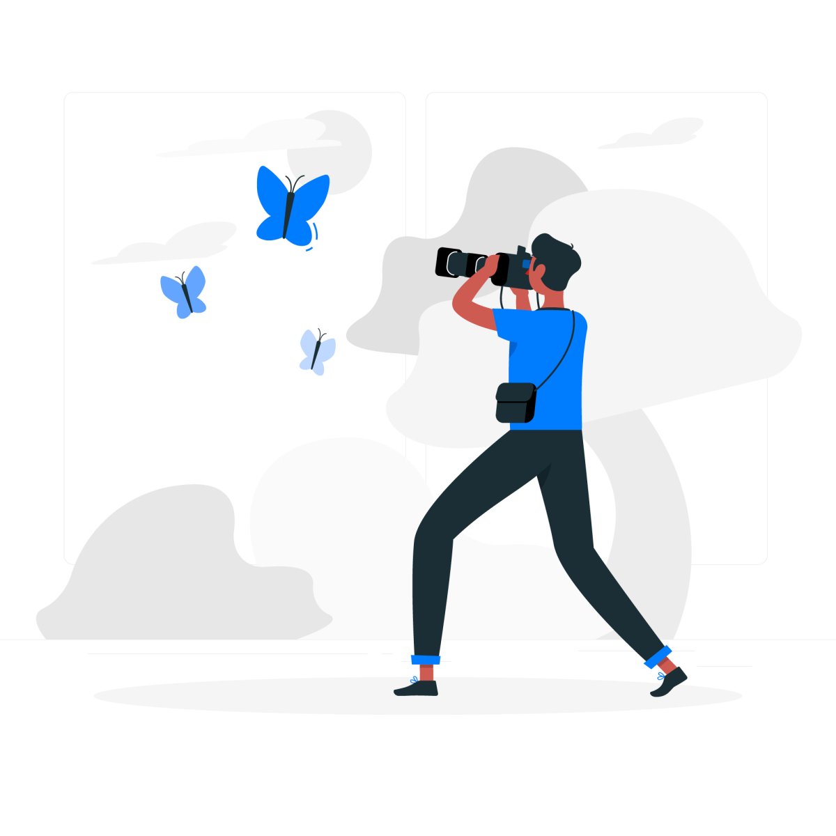 Через объектив фотоаппарата