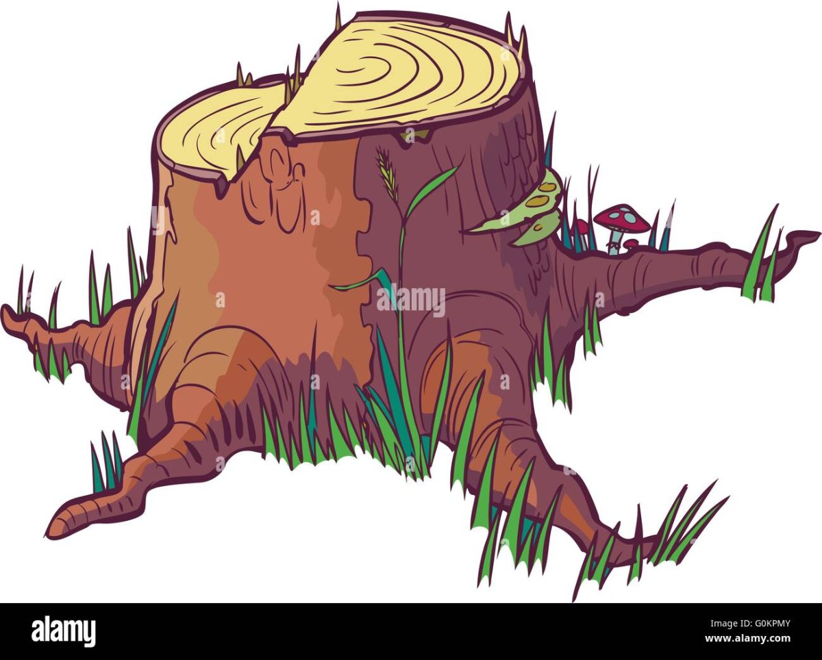 Пень из мультика