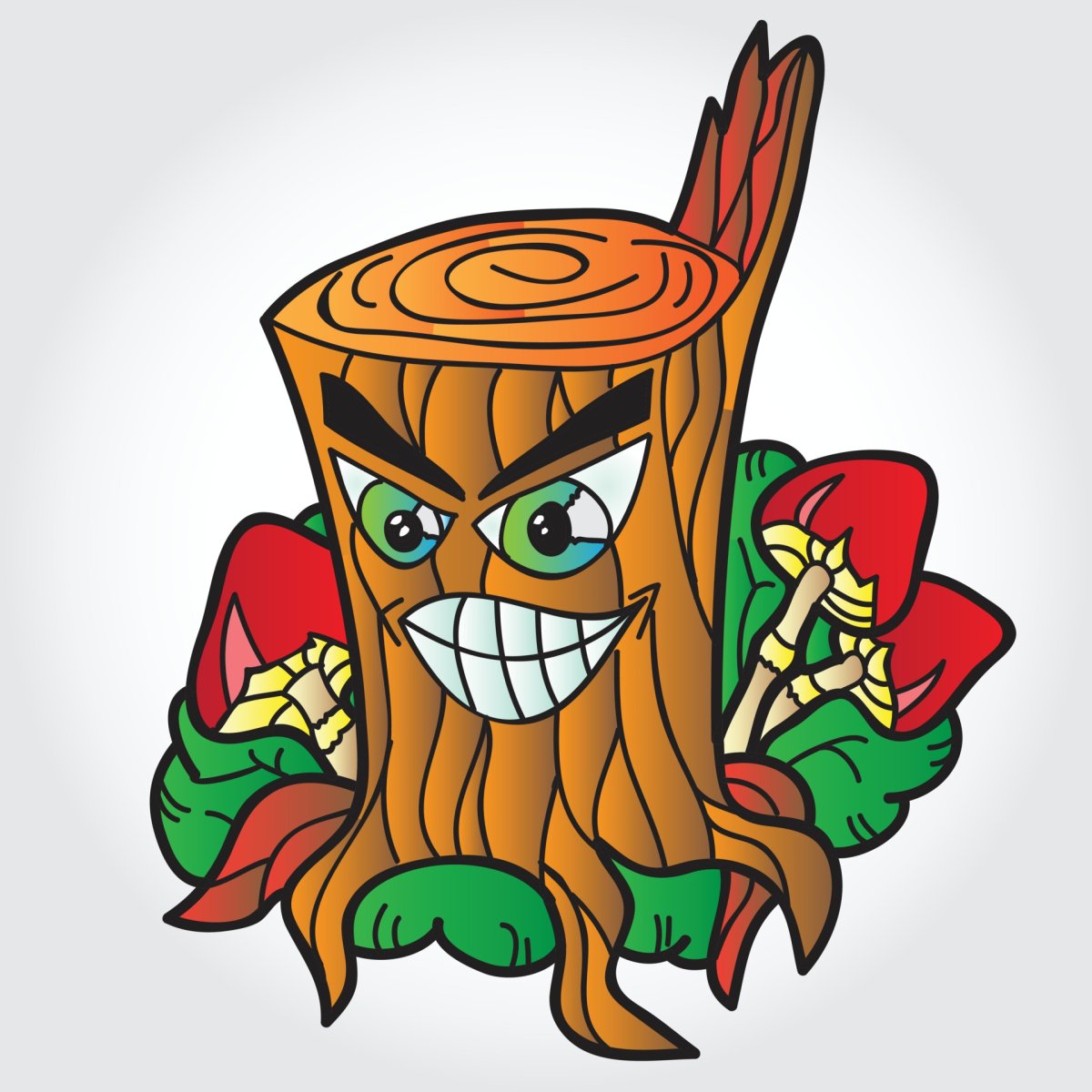 Пенек для колобка