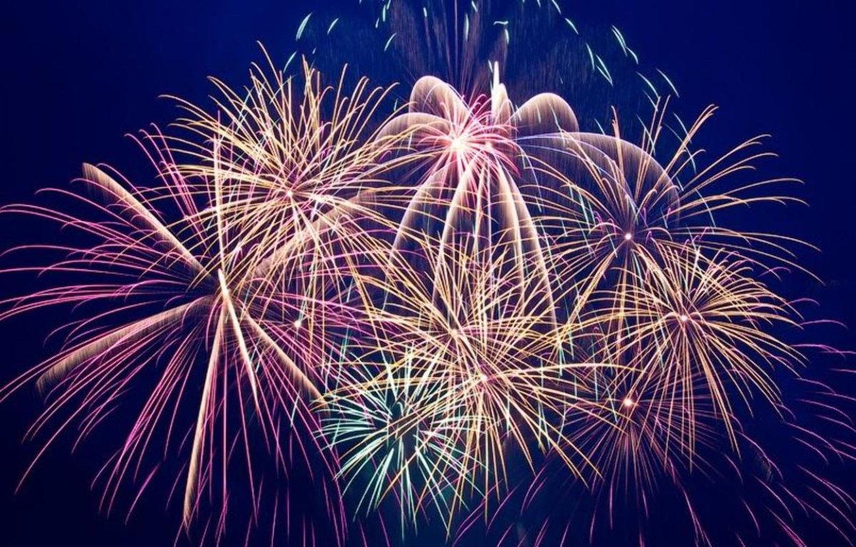 Фейерверк с днем рождения