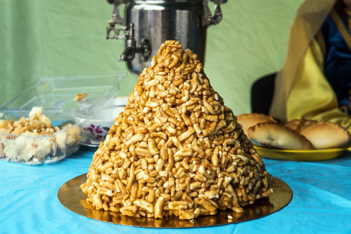 Башкирское национальное блюдо Чак Чак