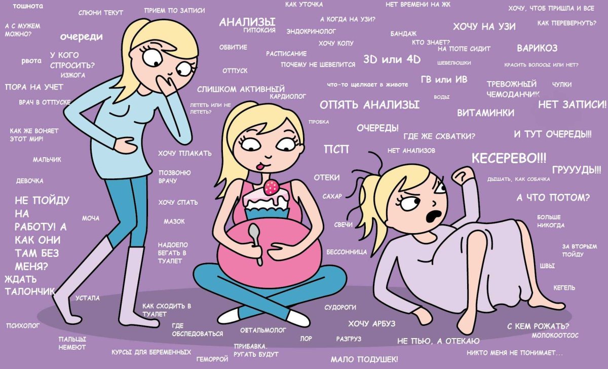 Приколы про беременность