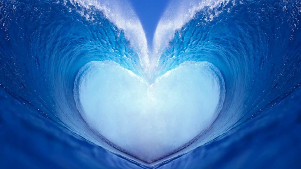 Сердечко из воды