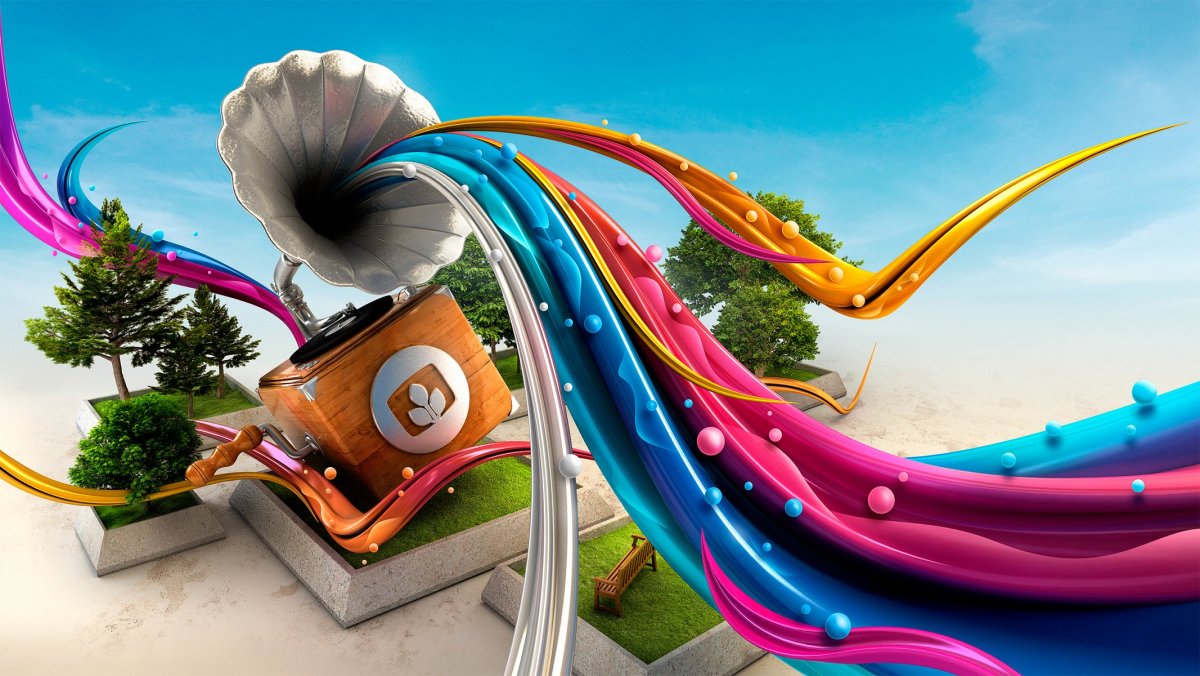 Креативный рабочий стол