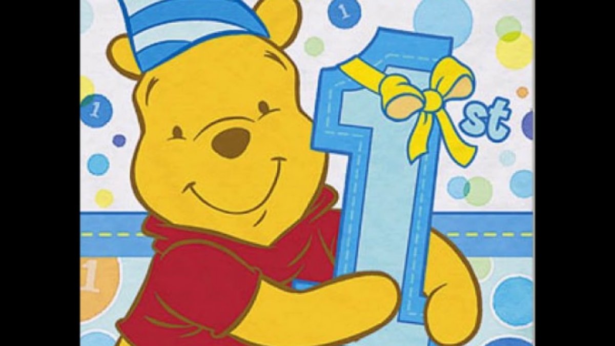 Рисунок на 1 годик мальчику