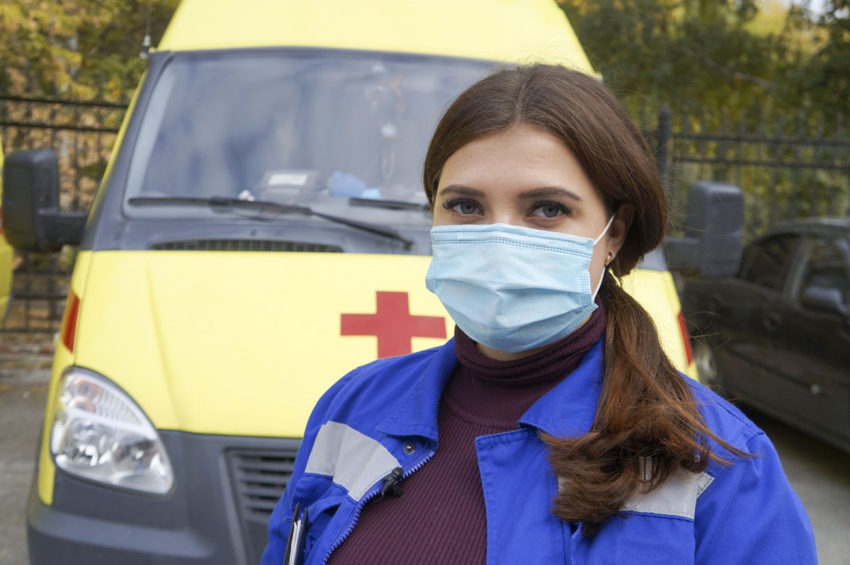 Фельдшера скорой помощи селфи