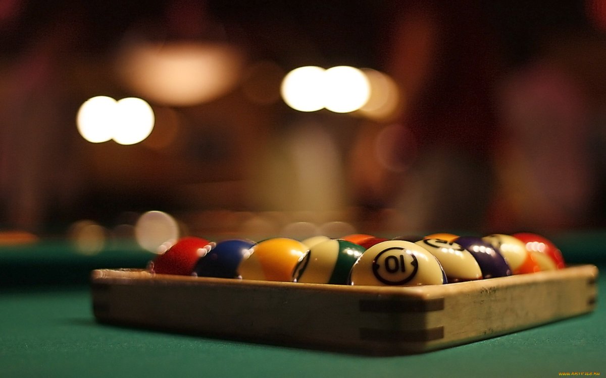 Бильярд фон