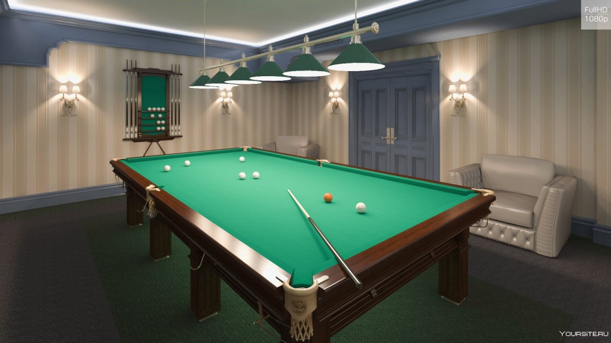 Бильярдный зал дом Севастьянова