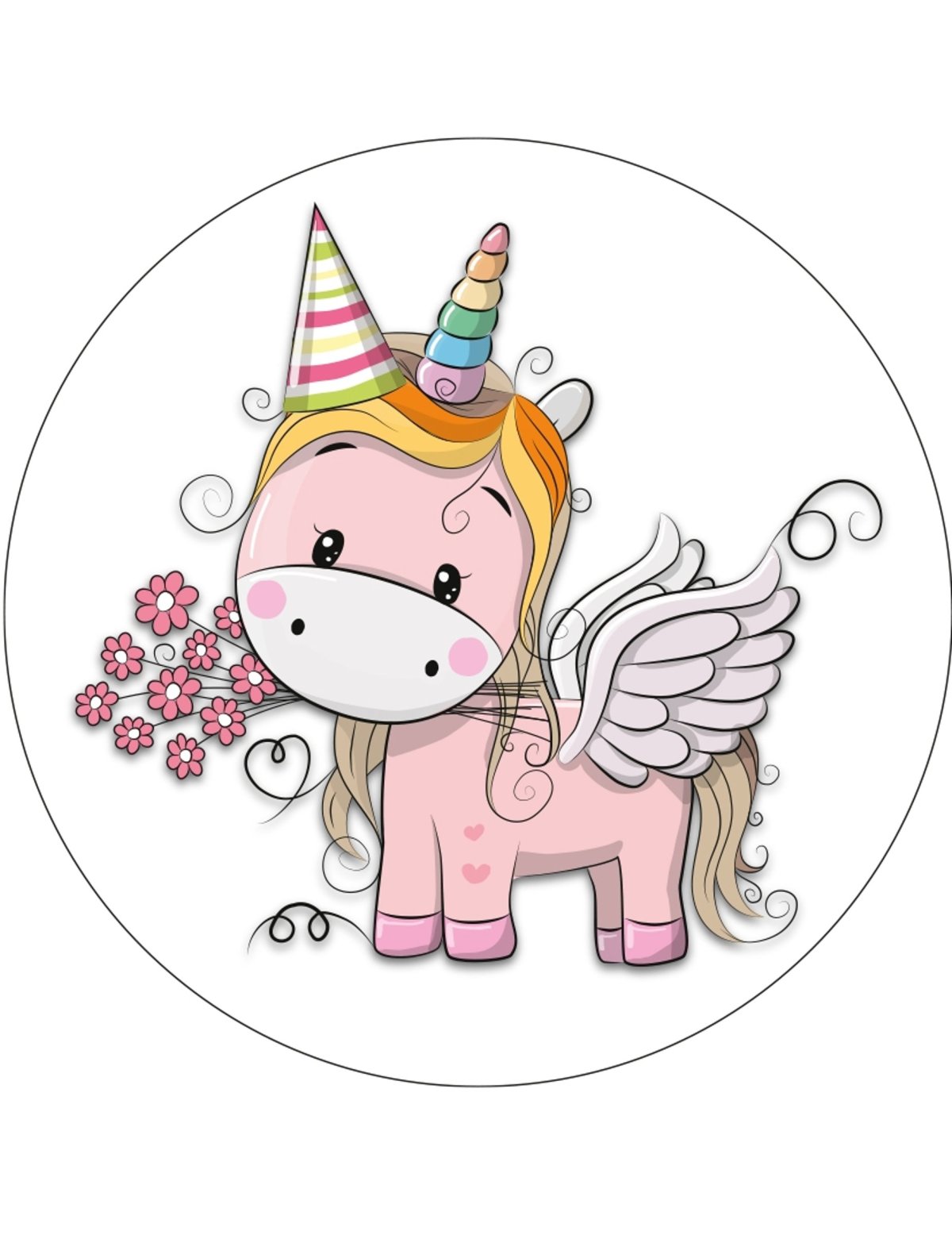 Единорог для печати