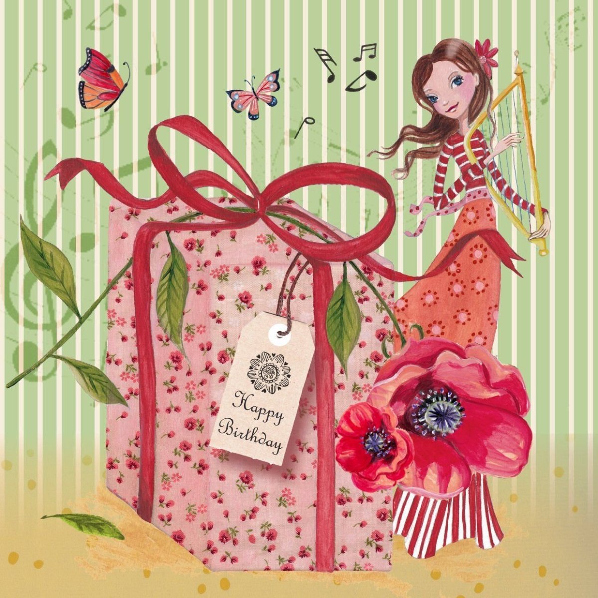 Векторные открытки с днем рождения