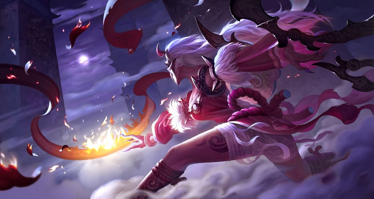 Диана League of Legends Art