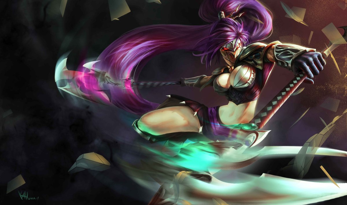 League of Legends Акали арт