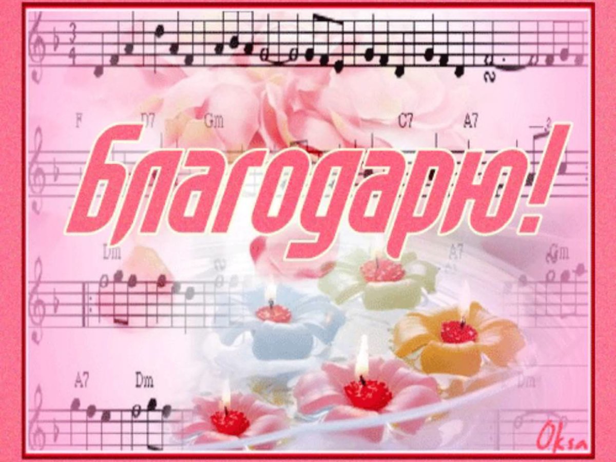 Надпись thanks