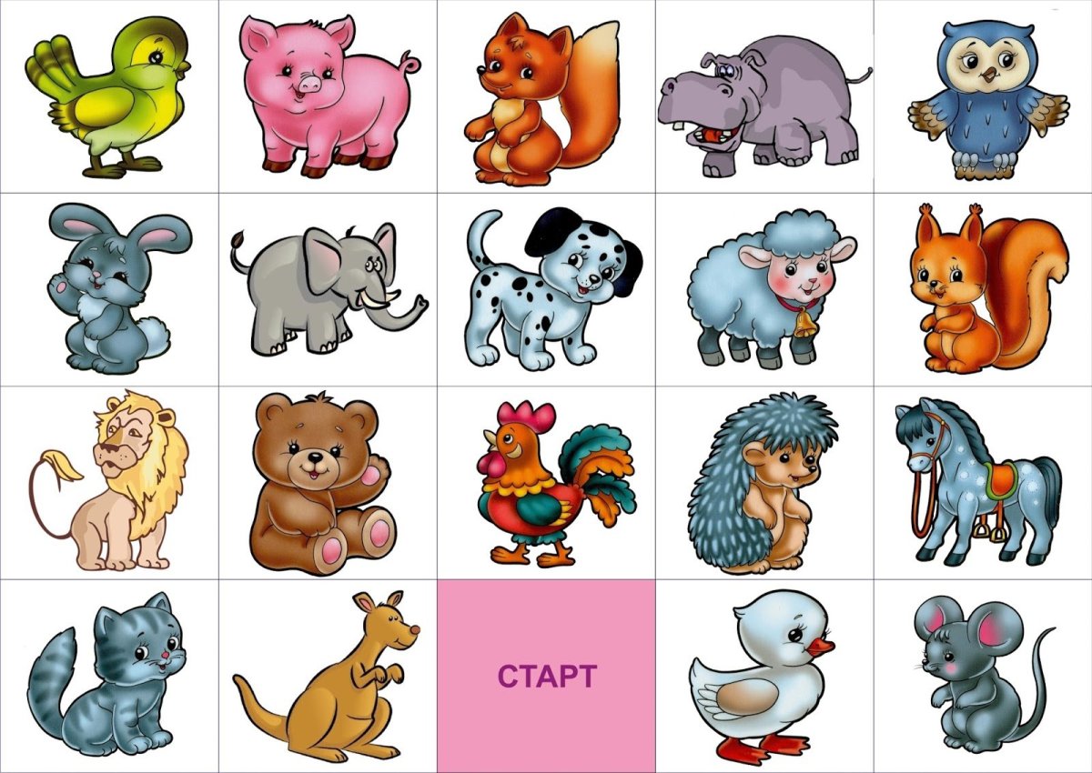 Лесные звери акварель