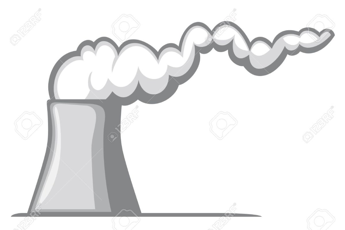 Дым из трубы вектор