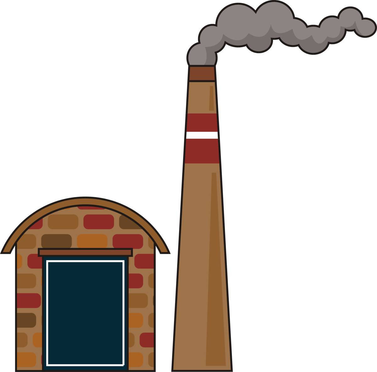 Дым из трубы картинка для детей