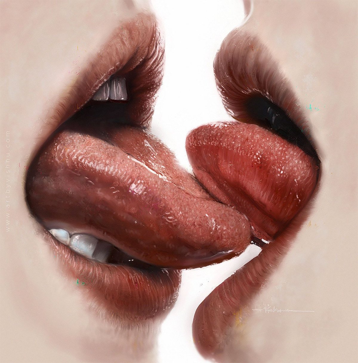 Клубничные губы