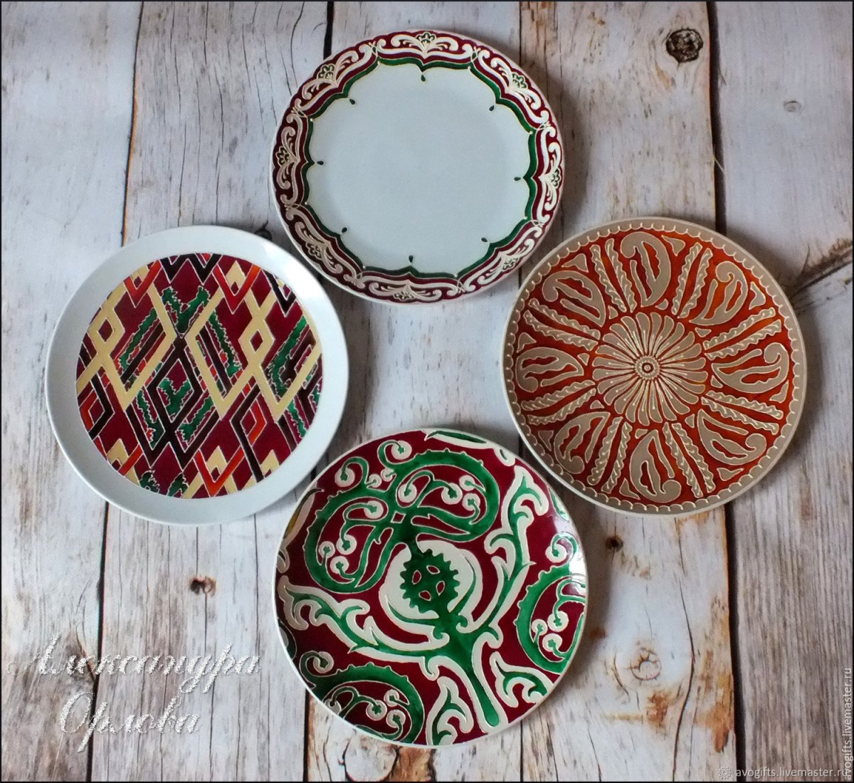 Узоры и орнаменты на посуде