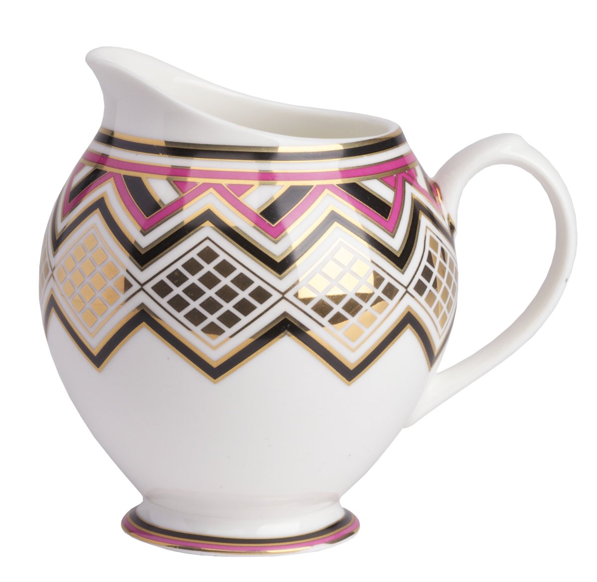 Геометрические узоры на посуде