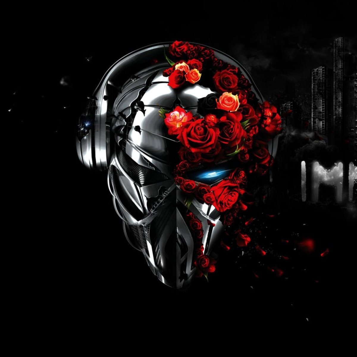 Пиратская станция череп