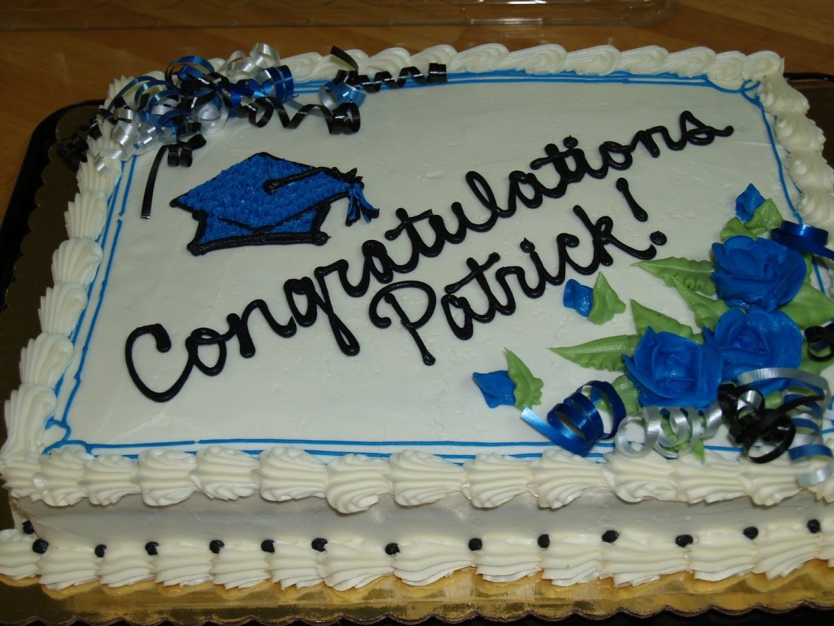 Украшение торта на день встречи выпускников