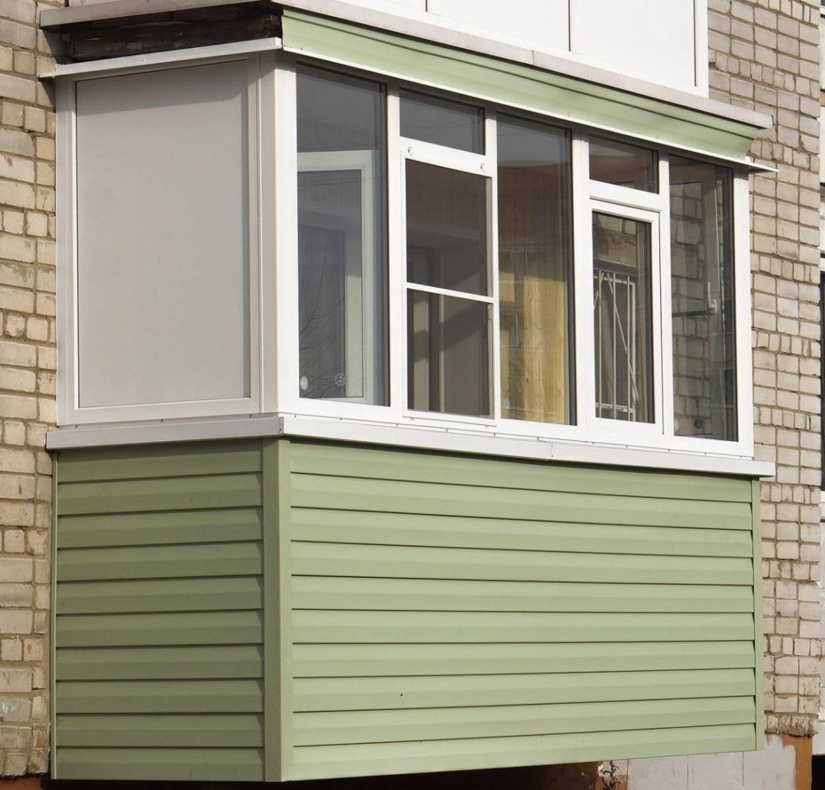 Цвет балкона снаружи