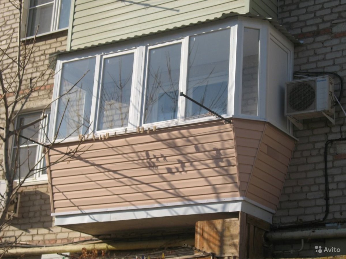 Наружная обшивка балкона