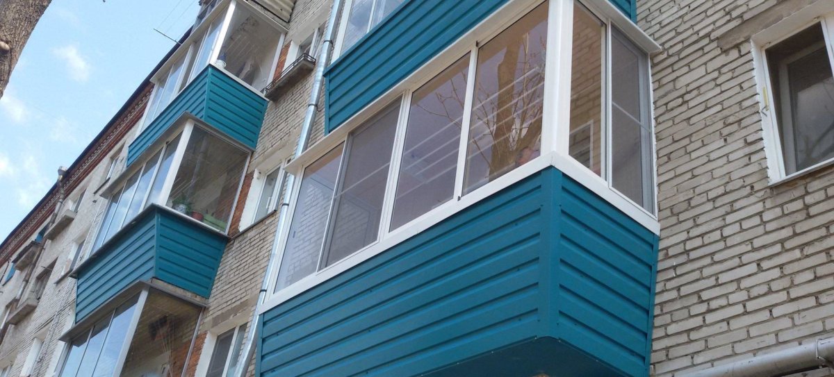 Лоджия снаружи